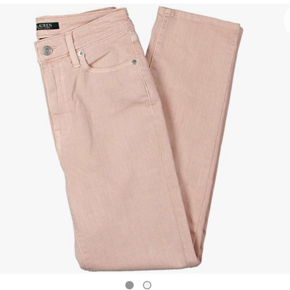 Ralph Lauren Pink ankle jeans